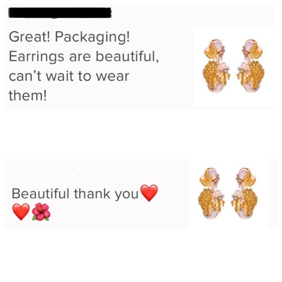 🌈2/$30 New Zara Baroque Pearl Drop Earrings - Picture 4 of 4